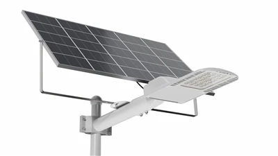 Bright Solar Lights Illuminate The Village Roads